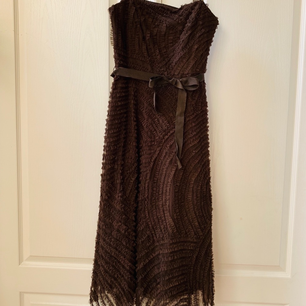 Strapless BCBG dress for wedding or evening wear